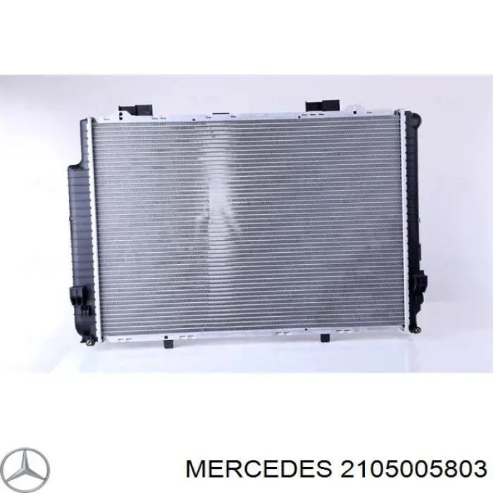 2105005803 Mercedes радіатор охолодження двигуна