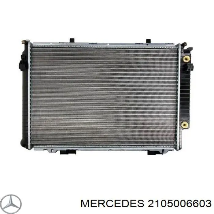 2105006603 Mercedes радіатор охолодження двигуна