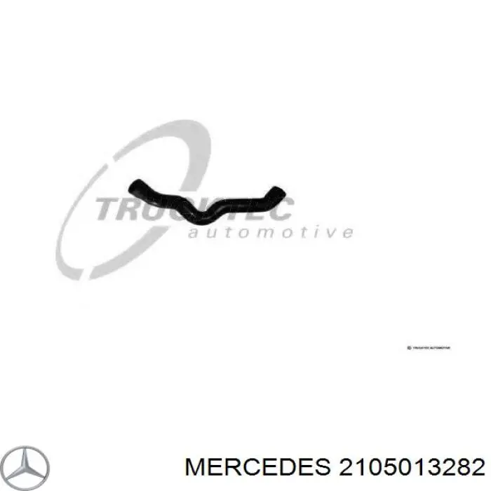 2105013282 Mercedes шланг/патрубок радіатора охолодження, нижній
