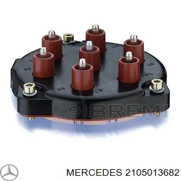 A2105013682 Mercedes шланг/патрубок радіатора охолодження, верхній