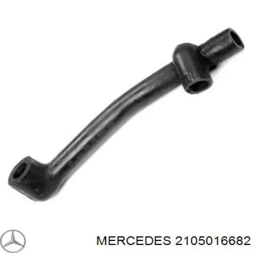 A2105016682 Mercedes шланг/патрубок радіатора охолодження, нижній