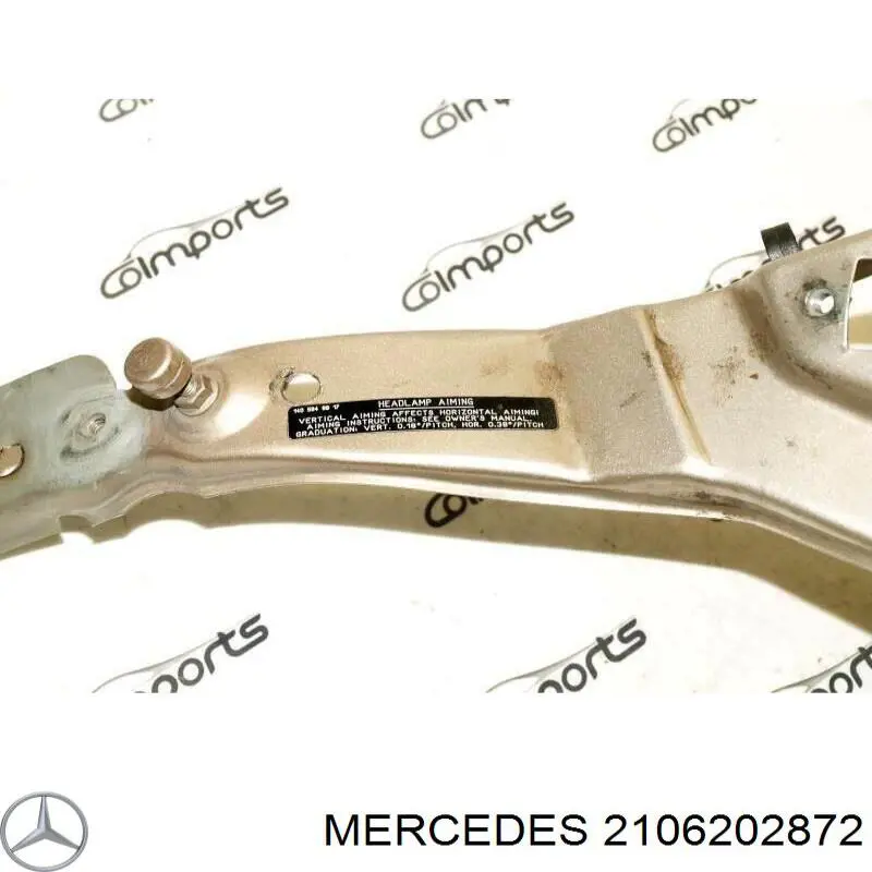 Супорт радіатора правий/монтажна панель кріплення фар Mercedes A2106202872 ціна, від 54.46 USD