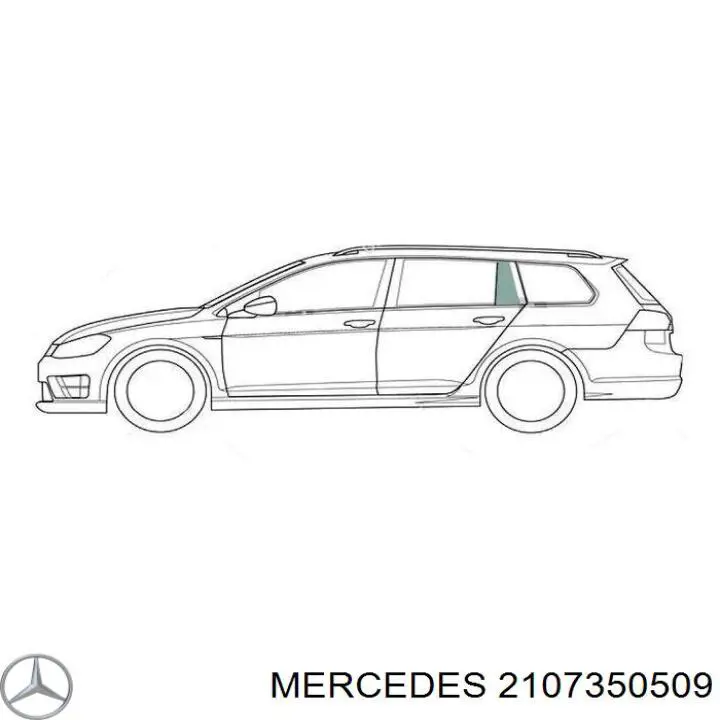 Скло-кватирка двері, задній, лівою Mercedes A2107350509 ціна, від 6.05 USD