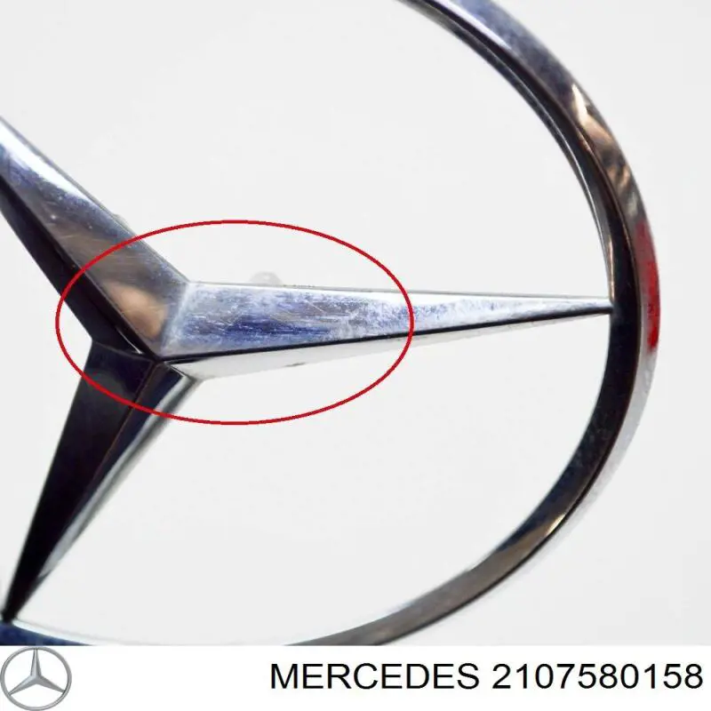 A2107580158 Mercedes Емблема кришки багажника, фірмовий значок