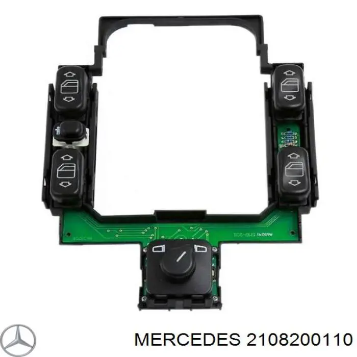 Купити A210820011005 Mercedes Кнопковий блок керування склопідіймачами центральної консолі