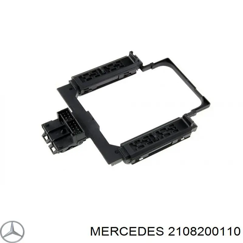 Кнопковий блок керування склопідіймачами центральної консолі на Mercedes E-Class (S210)