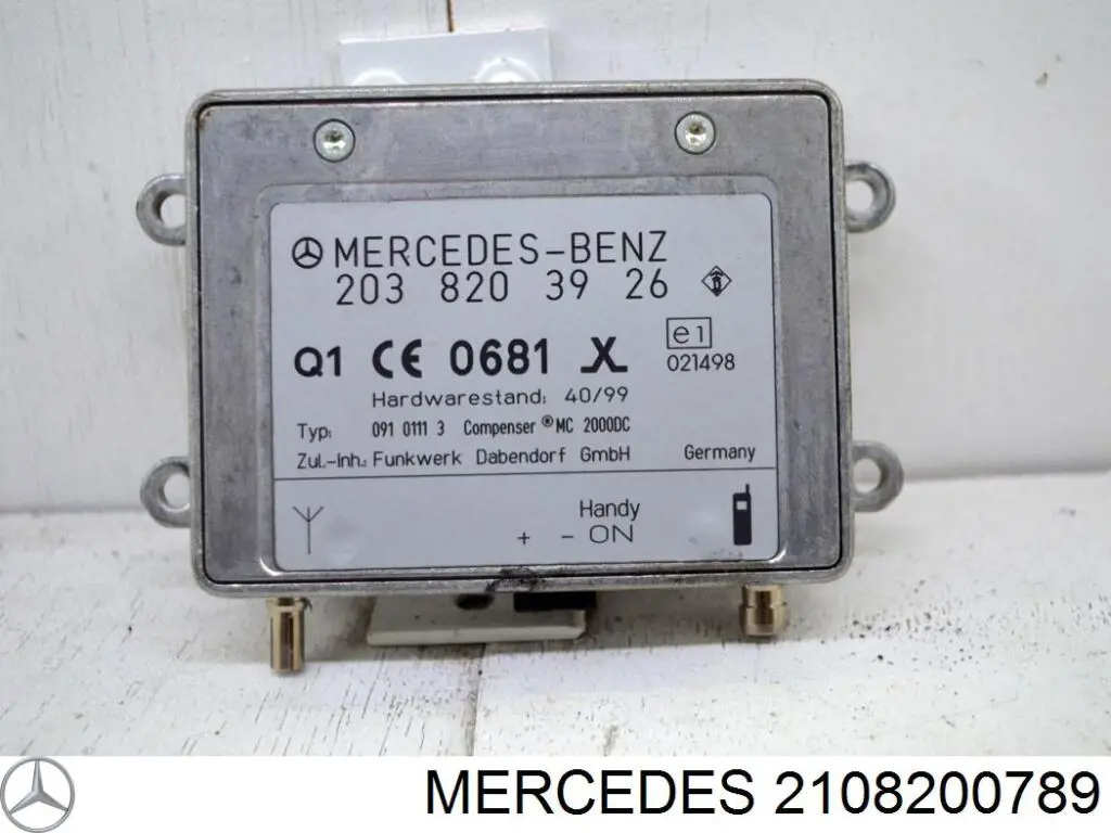  Mercedes A2108200789 ціна, від 2.48 USD