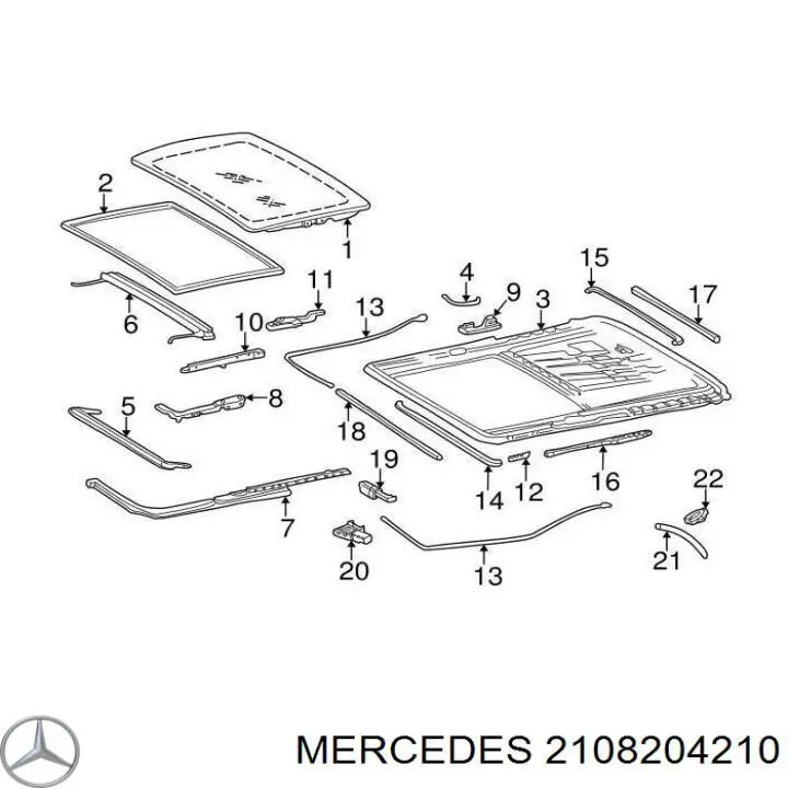 A2108204210 Mercedes 