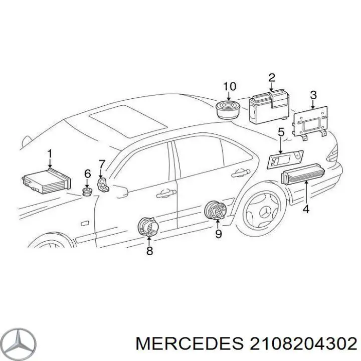 A2108204302 Mercedes 