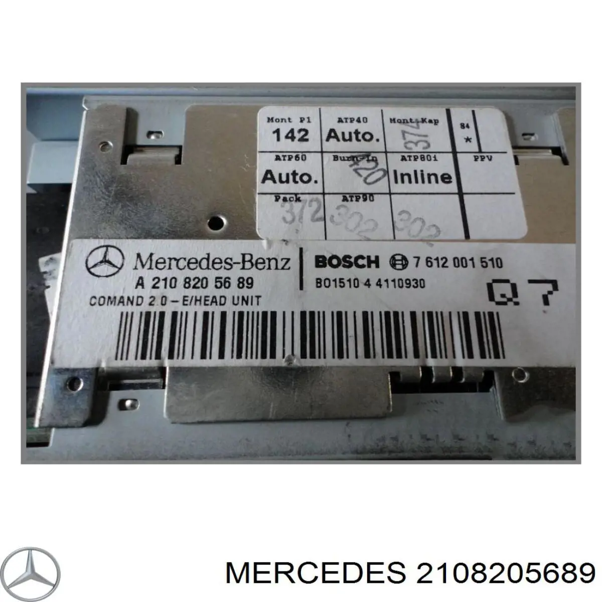 Магнітола (радіо AM/FM) Mercedes A2108205689 ціна, від 63.34 USD