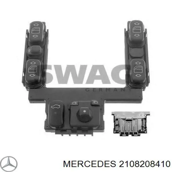 Кнопковий блок керування склопідіймачами центральної консолі Mercedes A2108214051 ціна, від 8.01 USD
