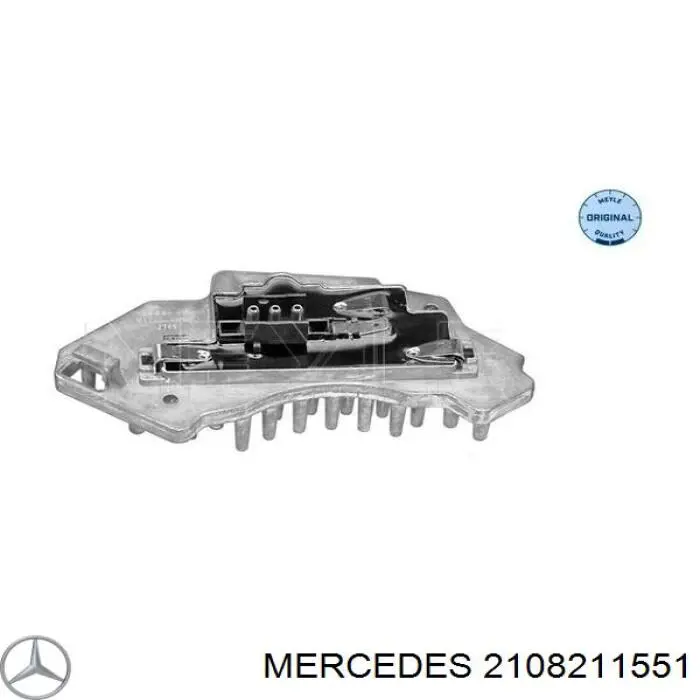 2108211551 Mercedes резистор (опір пічки, обігрівача салону)