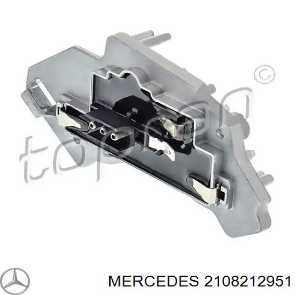 2108212951 Mercedes резистор (опір пічки, обігрівача салону)