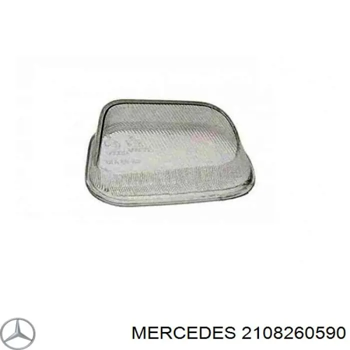 Скло протитуманні фари, лівою на Mercedes E-Class (S210)