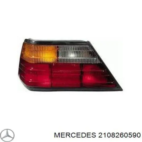 Скло протитуманки, лівої Mercedes A2108260590 ціна, від 17.46 USD