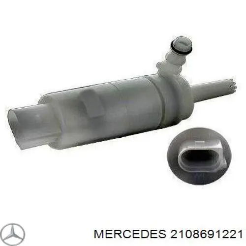 2108691221 Mercedes насос-двигун омивача фар