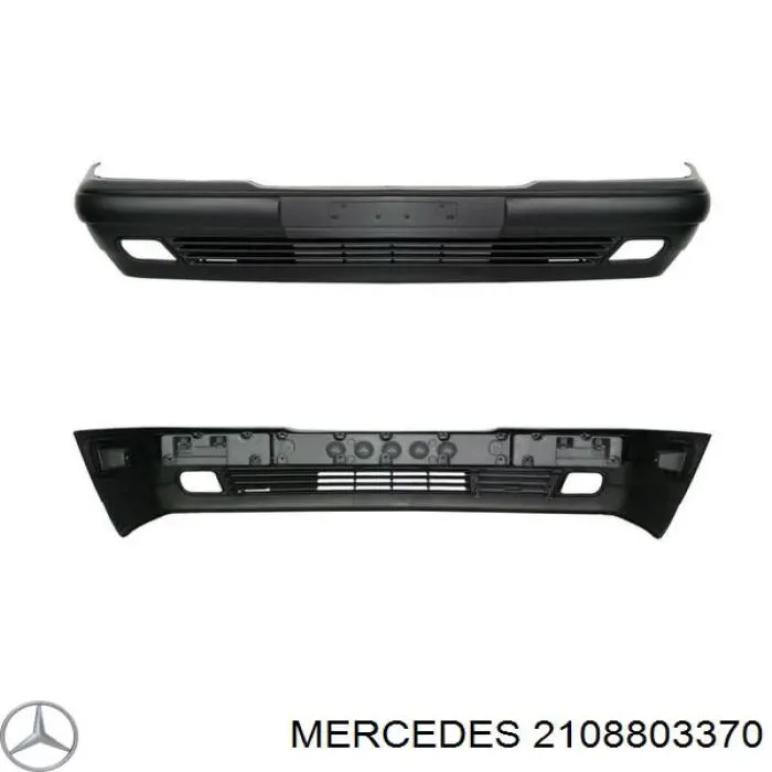 2108803370 Mercedes бампер передній