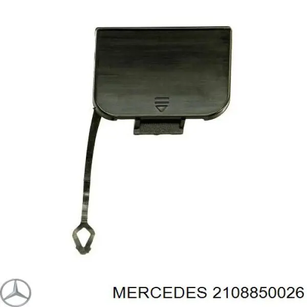 21088500269999 Mercedes заглушка бампера буксирувального гака, передня