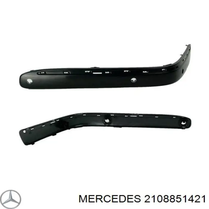 Накладка бампера переднього, права A2108851421 Mercedes