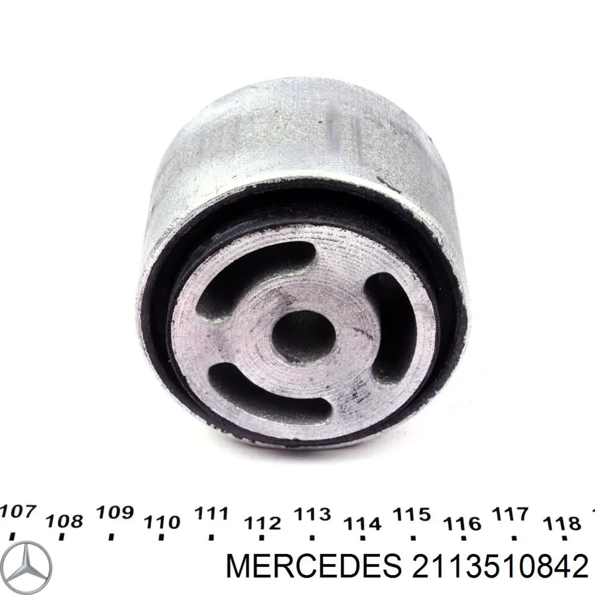 2113510842 Mercedes сайлентблок траверси кріплення заднього редуктора, передній