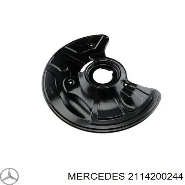 2114200244 Mercedes захист гальмівного диска, переднього, правого