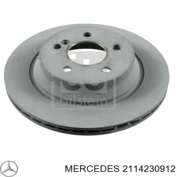 2114230912 Mercedes диск гальмівний задній