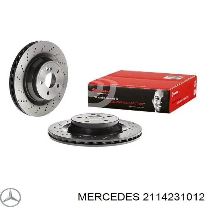 2114231012 Mercedes диск гальмівний задній