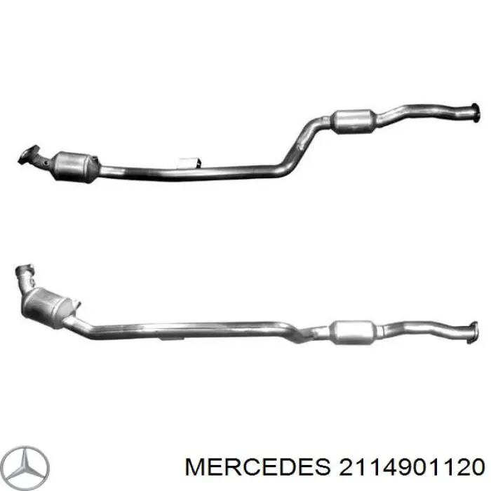 A2114901120 Mercedes Конвертор-каталізатор, лівий