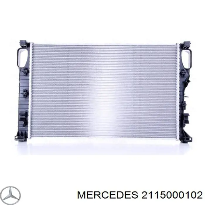 2115000102 Mercedes радіатор охолодження двигуна