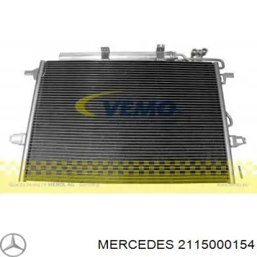 2115000154 Mercedes радіатор кондиціонера