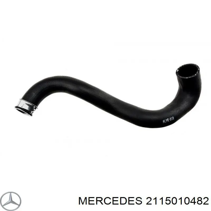 2115010482 Mercedes шланг/патрубок радіатора охолодження, нижній