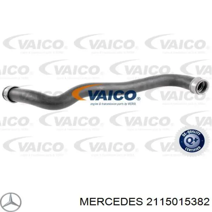 Шланг/патрубок радіатора охолодження, верхній V302907 VEMO/Vaico
