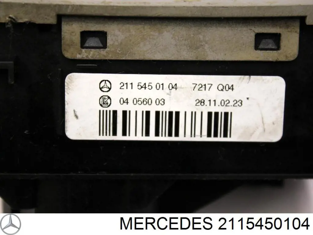 Перемикач світла фар, на "торпеді" A21154501049116 Mercedes