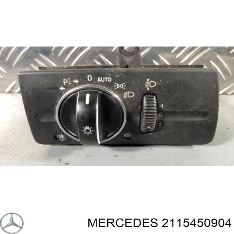 Перемикач світла фар, на "торпеді" A2115450904 Mercedes
