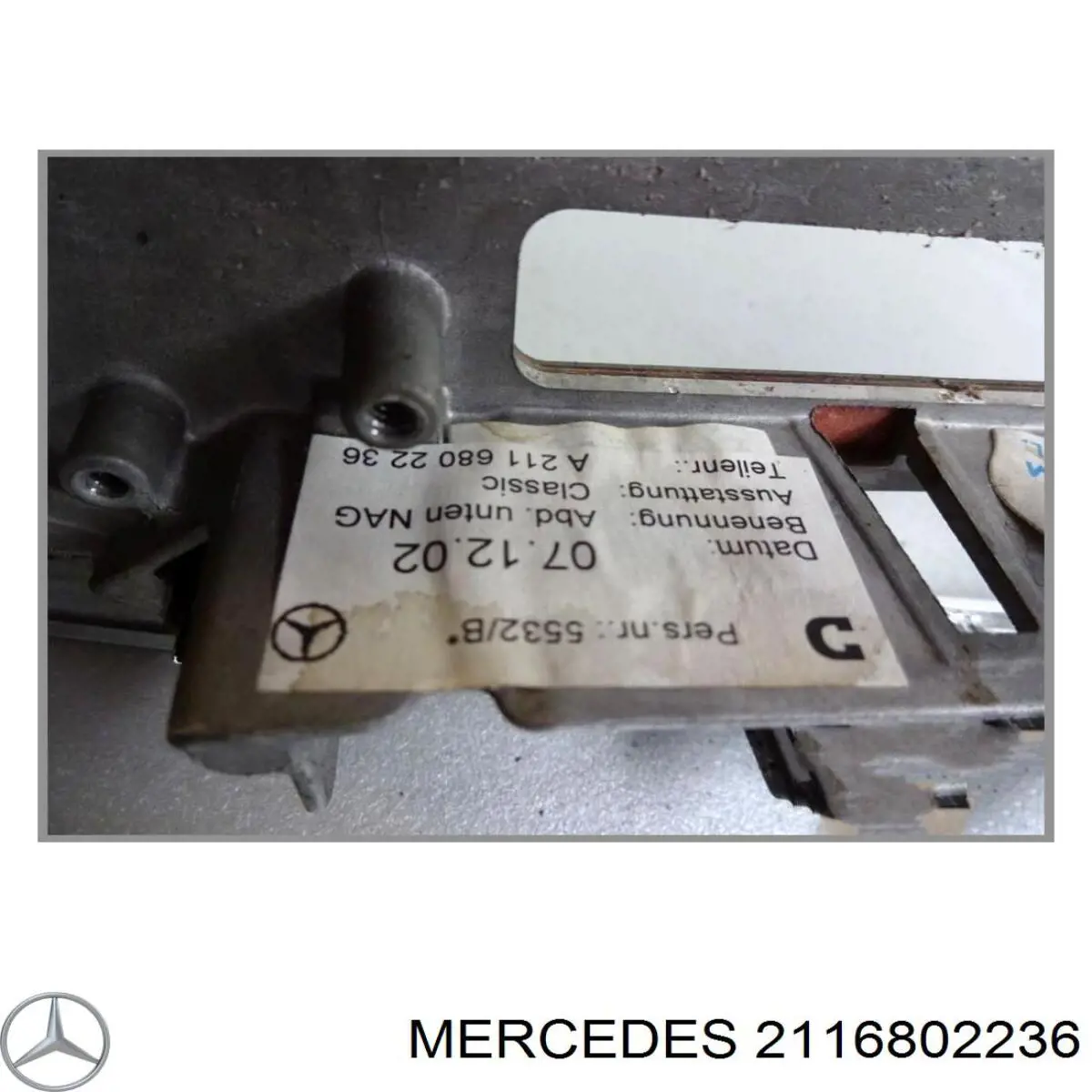 A2116802236 Mercedes 