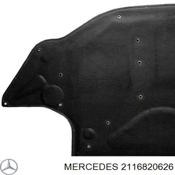 Шумоізоляція капота на Mercedes E (W211)