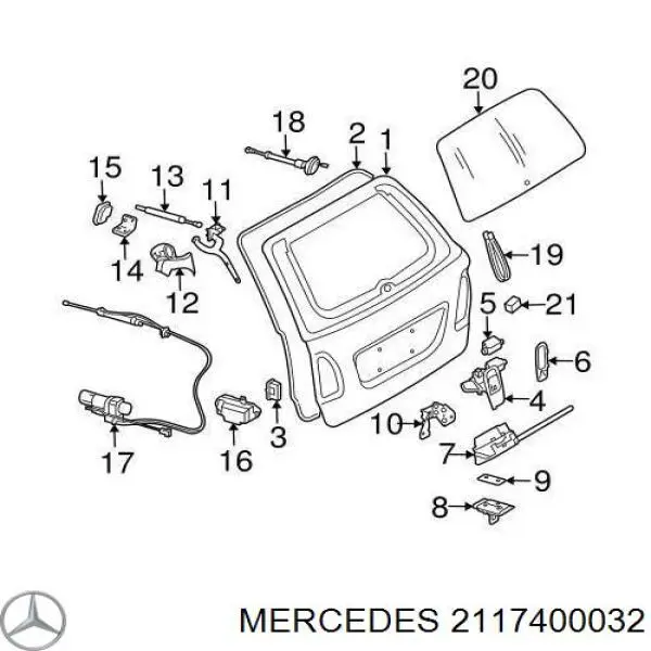 A2117400032 Mercedes 