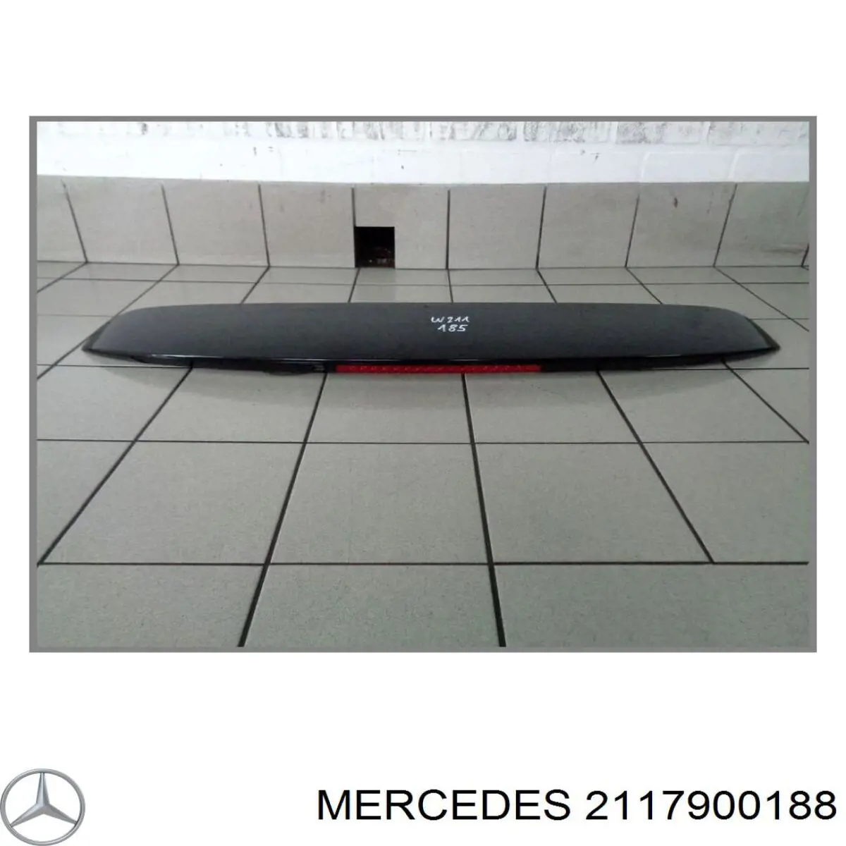 Спойлер 3/5-й, задніх дверей A2117900188 Mercedes