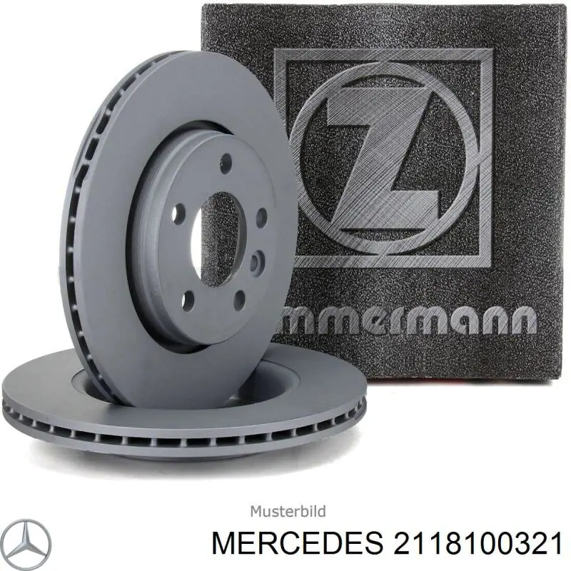 Купити A2118100321 Mercedes Дзеркальний елемент дзеркала заднього виду, лівого
