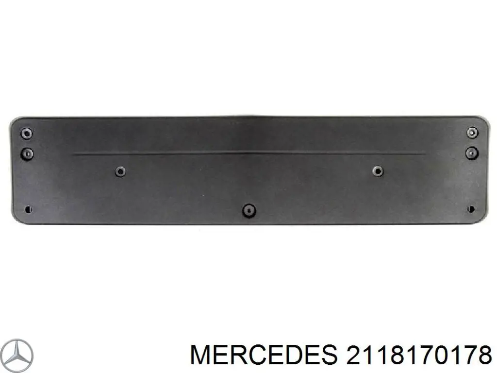 2118170178 Mercedes панель кріплення номерного знака, переднього