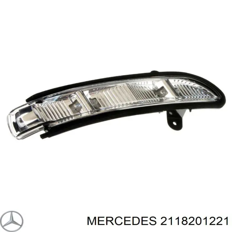 Покажчик повороту дзеркала, правий Mercedes A2118201221 ціна, від 8.37 USD