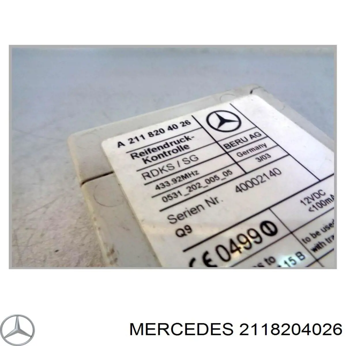 A2115406345 Mercedes 