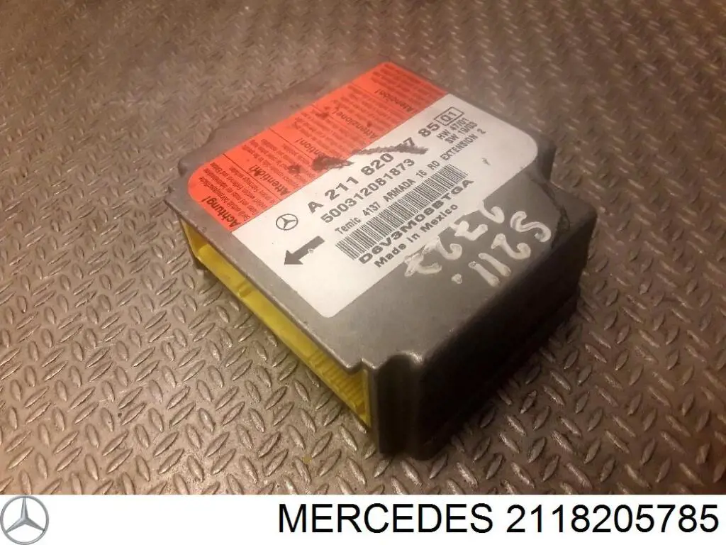 Модуль-процесор керування подушки безпеки на Mercedes E (W211)