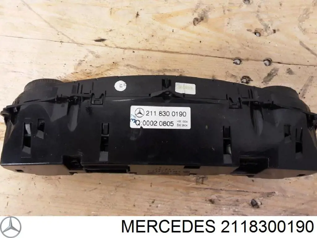 2118300590 Mercedes реостат/перемикач-регулятор режиму обігрівача салону