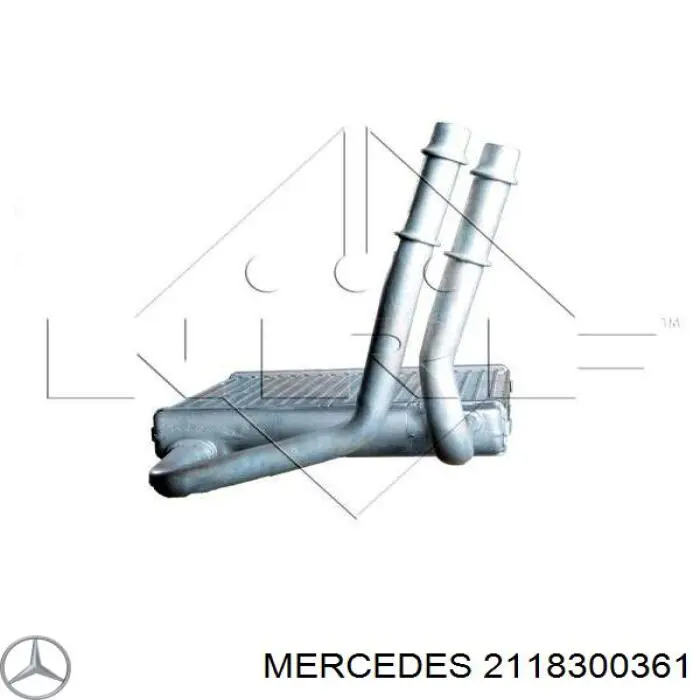 2118300361 Mercedes радіатор пічки (обігрівача)
