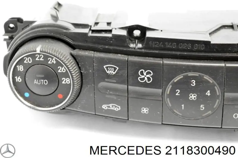Блок управління кондиціонером A2118304385 Mercedes