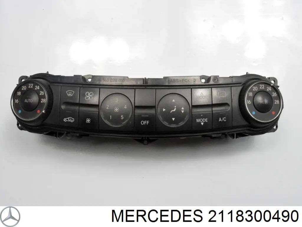2118300490 Mercedes реостат/перемикач-регулятор режиму обігрівача салону