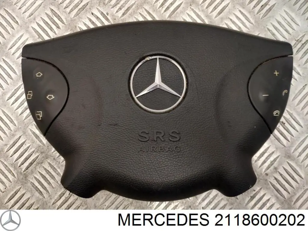 21186002027F64 Mercedes подушка безпеки, водійська, airbag