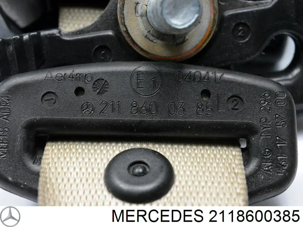 Купити A2118600385 Mercedes Пасок безпеки задній лівий