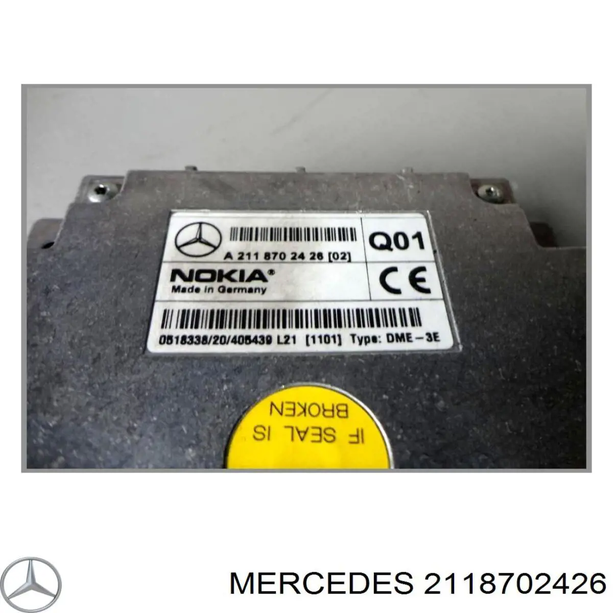 Блок керування телефоном на Mercedes E (W211)